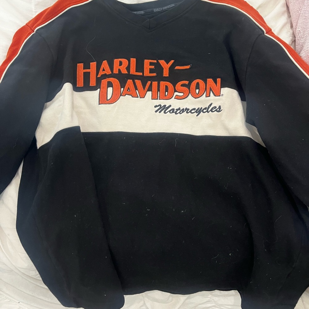 Vintage Rare Harley Davidson Motorcycles Sweatshirt